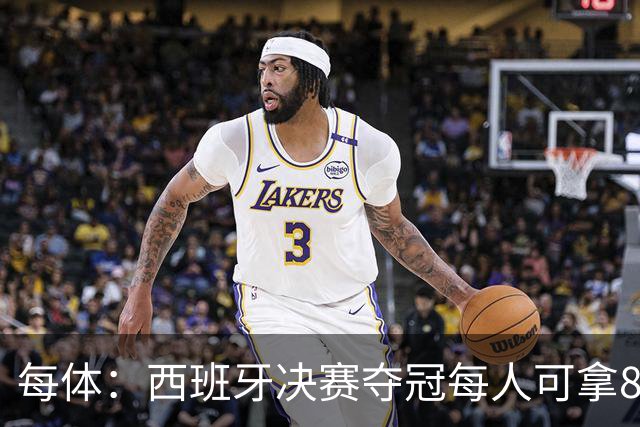 每体：西班牙决赛夺冠每人可拿86.5万欧，输了仍有50万欧